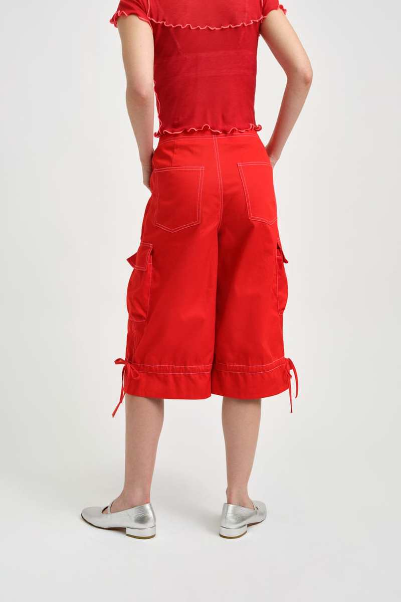 Eliza Faulkner Roxy Short - Red Twill Eliza Faulkner Roxy Short - Red Twill