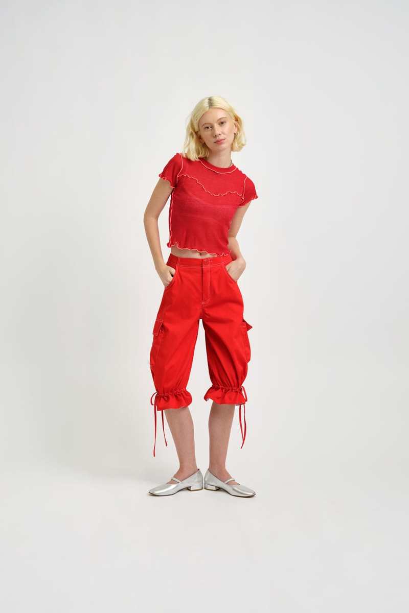 Eliza Faulkner Roxy Short - Red Twill Eliza Faulkner Roxy Short - Red Twill