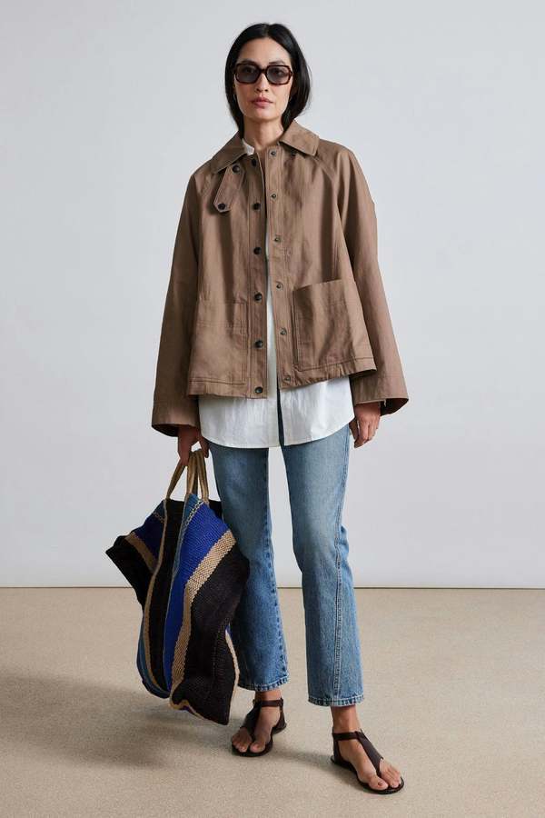 top of the list oversized sweater | deep camel