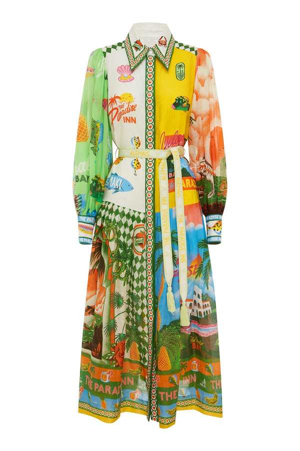 Alemais Paradiso Shirt Dress - Multi | Garmentory