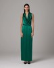 VOZ Convertible Halter Dress - Emerald/Aubergine/Silver Mink - Thumbnail 15
