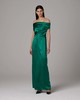 VOZ Convertible Halter Dress - Emerald/Aubergine/Silver Mink - Thumbnail 17