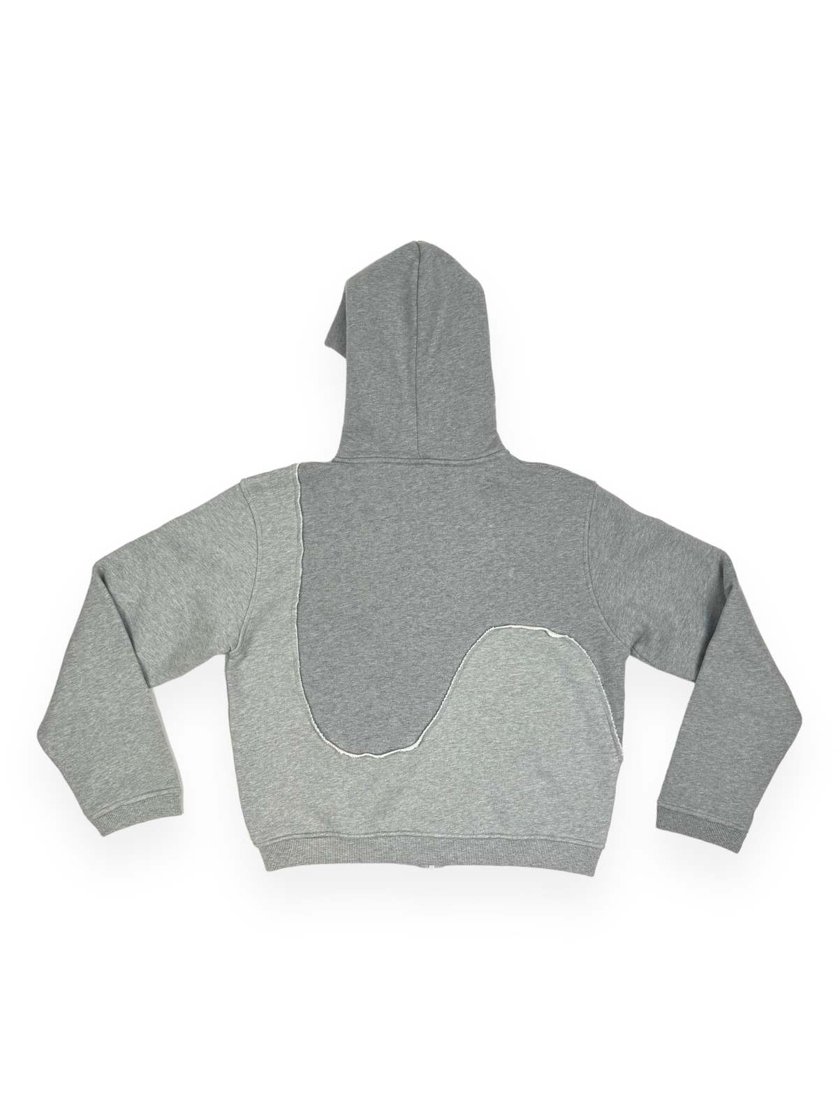 ERL Swirl Zipped Hoodie - Grey Melange | Garmentory