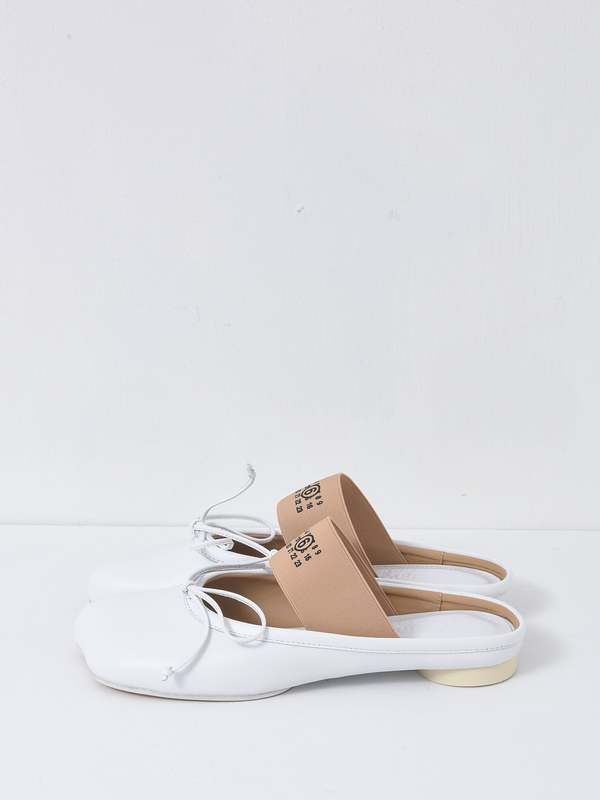 MM6 Maison Margiela Slipper - Whisper White | Garmentory display picture 1