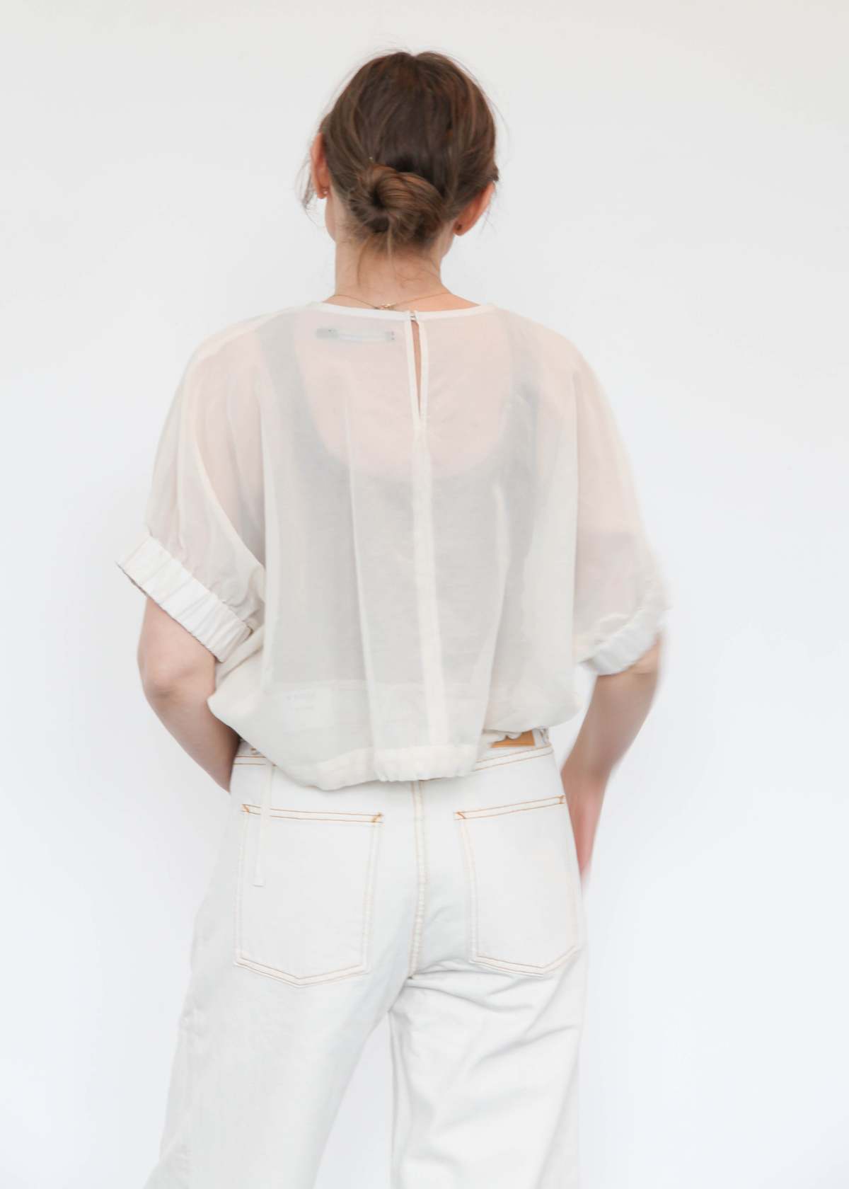 off white sheer top
