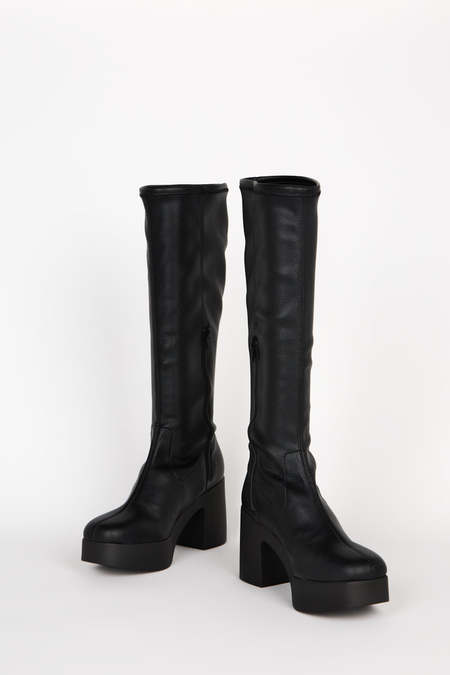 【関税＆送料込み】Ganni Cleated High Chelsea Boots Ganni Cleated High Chelsea Boots | Saks Fifth Avenue