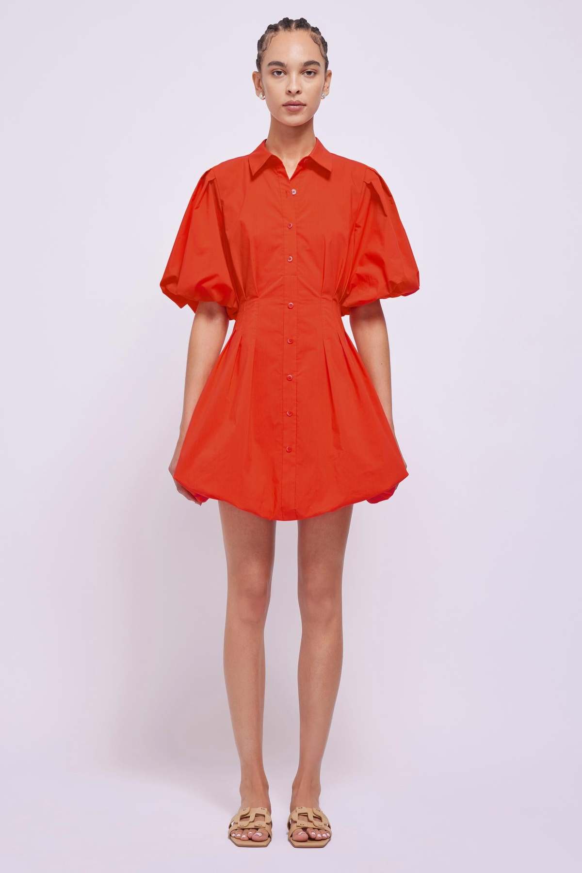 SIMKHAI Cleo Cotton Mini Dress main image 1