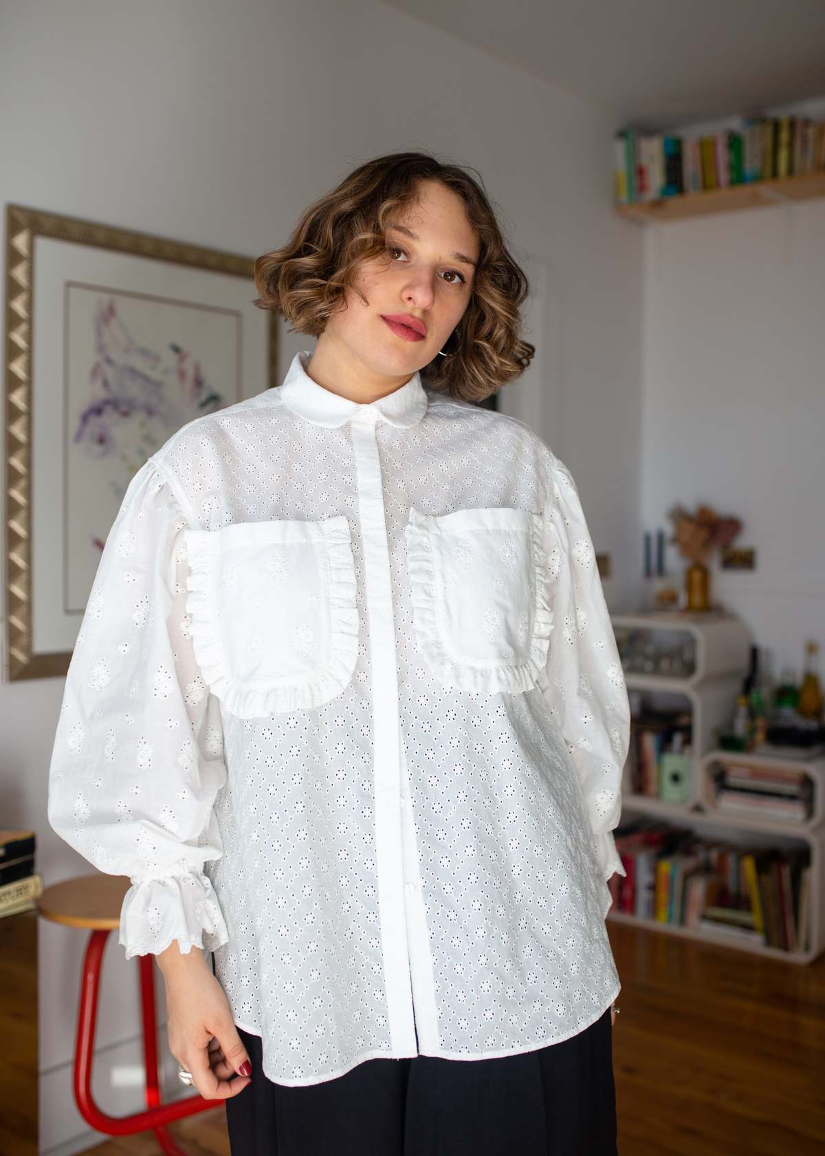 ELIZA FAULKNER  T-shirt Jamie - Ligné Rose