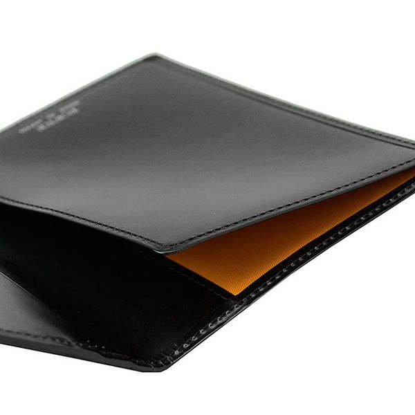 Porter Yoshida & Co PS LEATHER WALLET PASSPORT CASE - BLACK x