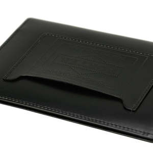 Porter Yoshida & Co. PS LEATHER WALLET PASSPORT CASE - ORANGE x