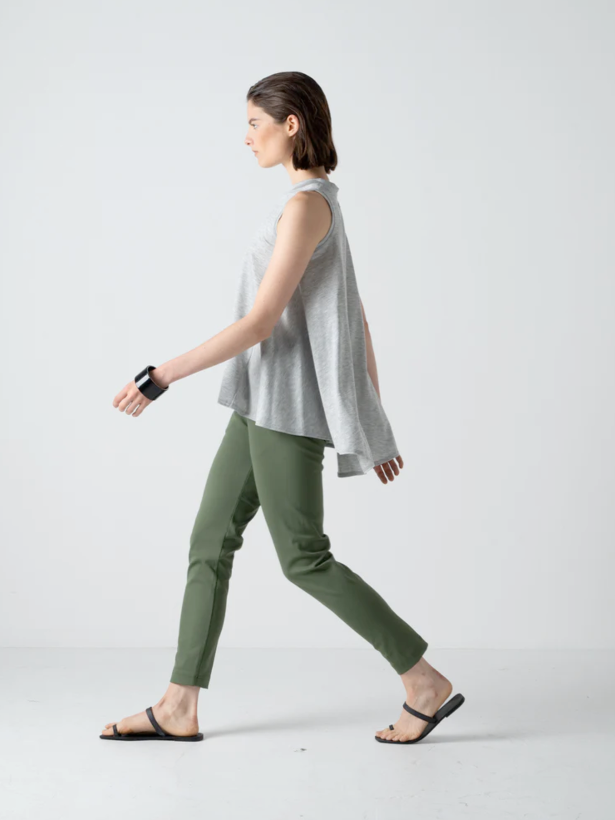 COG The Big Smoke Hiba Top - Light Grey | Garmentory