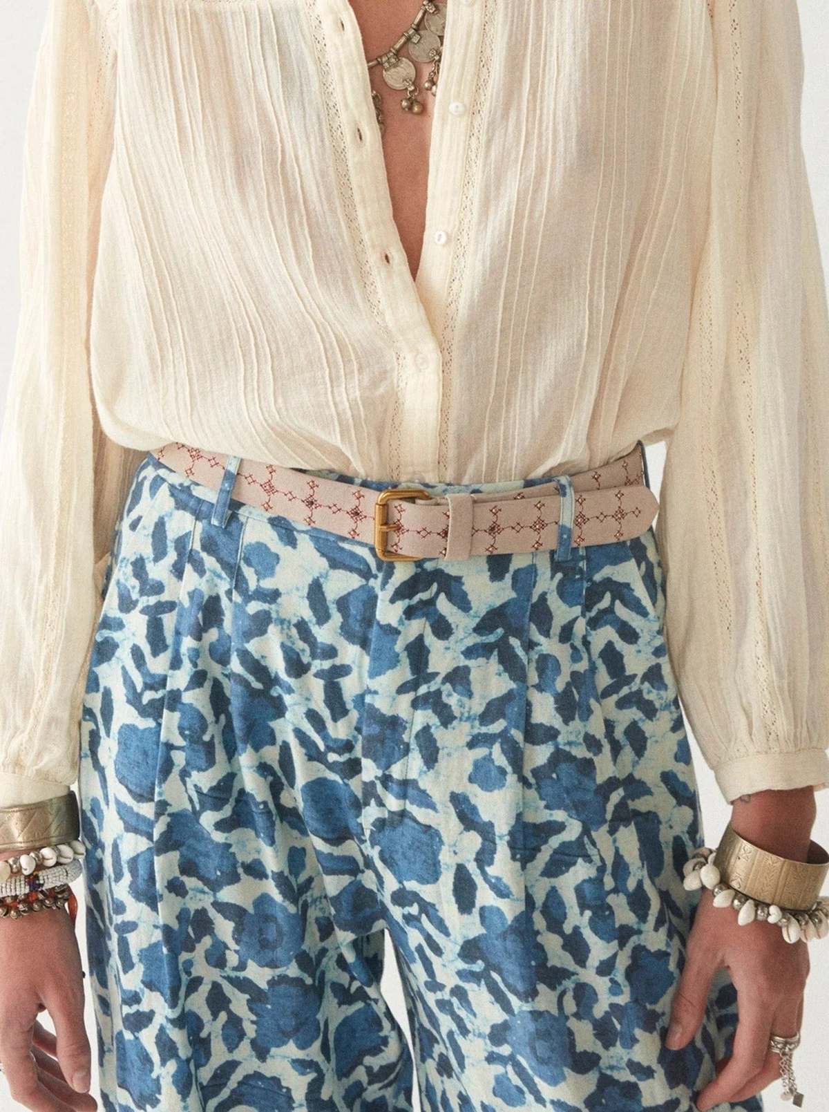 Maison Hotel INDIRA PANT - POPPY BLUE - Image 3 of 6