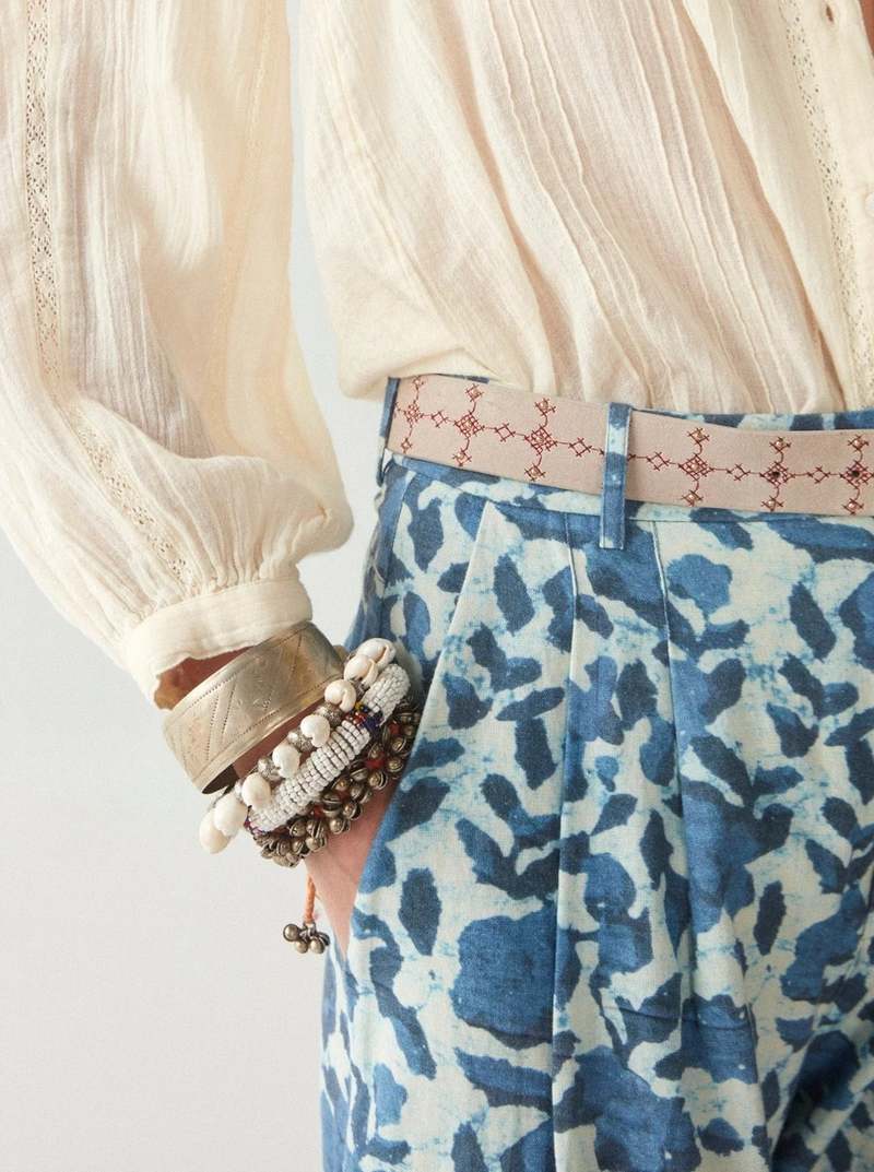 Maison Hotel INDIRA PANT - POPPY BLUE