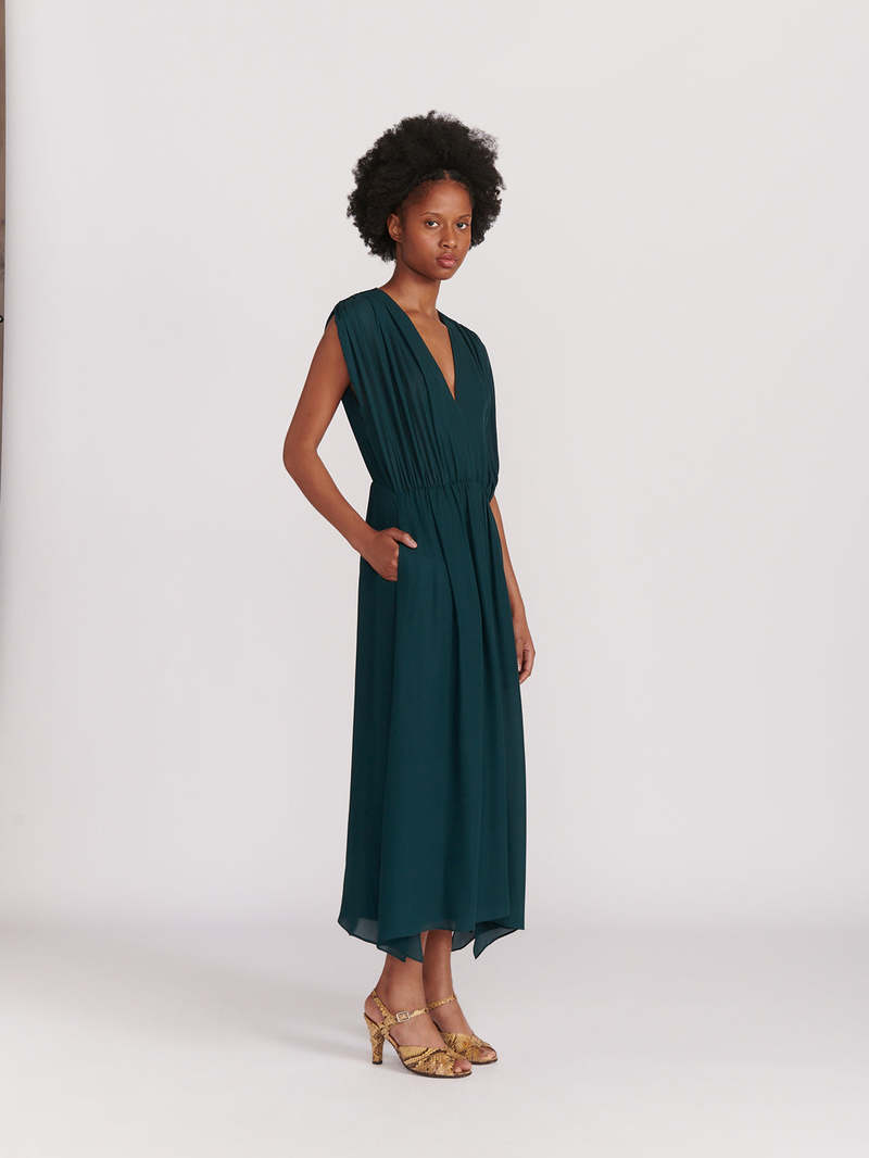 INDRESS Citron Dress - Forest Green | Garmentory