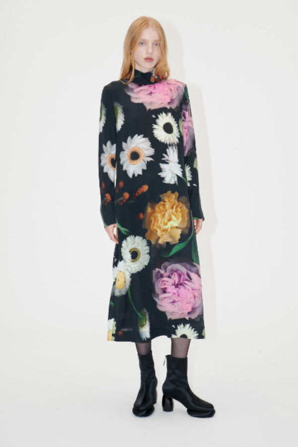 Stine Goya Millie Dress - Scanned Foliage