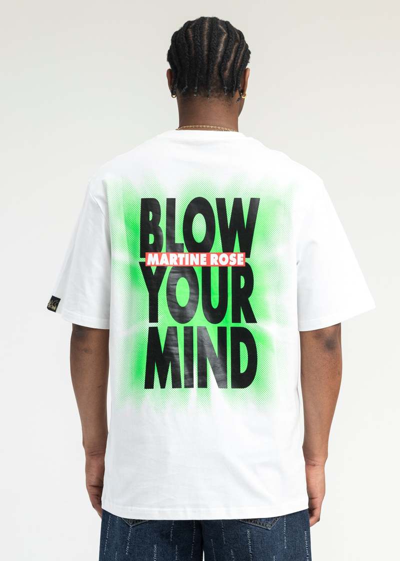 ★MARTINE ROSE★ M BLOW YOUR MIND T-SHIRT WHITE CLASSIC TSHI Martine Rose BLOW YOUR MIND CLASSIC T SHIRT - WHITE | Garmentory