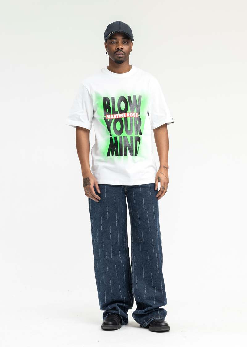 Martine Rose Blow Your Mind Classic T-shirt - White | Garmentory