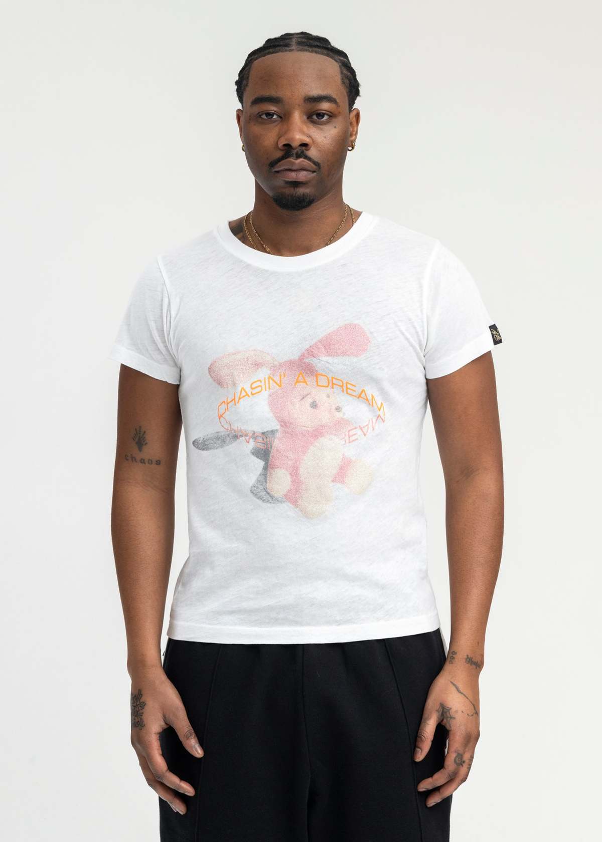 Martine Rose Noisy Bunny Shrunken T-shirt - White | Garmentory