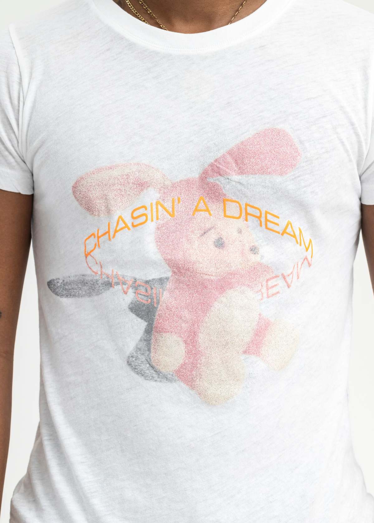 Martine Rose Noisy Bunny Shrunken T-shirt - White | Garmentory