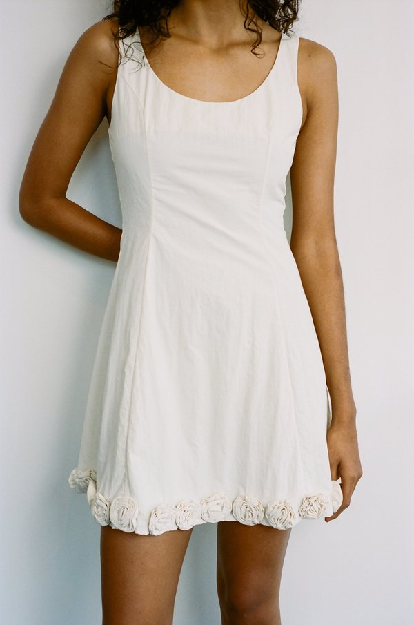 for tonight's special pearl mini dress Belle de Jour Mini Dress in Antique Pearl XS (PREORDER)