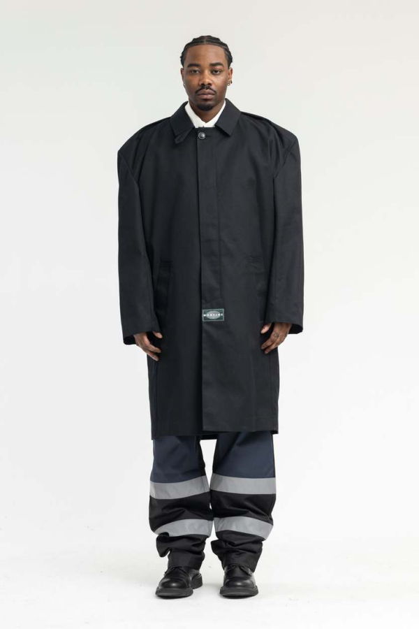 Martine Rose RIDER OVERCOAT - DARK NAVY