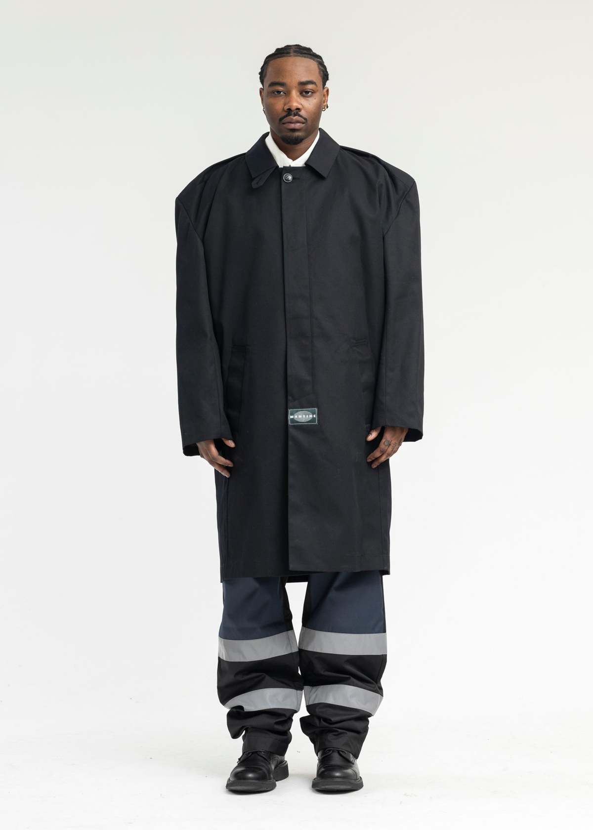 Martine Rose RIDER OVERCOAT - DARK NAVY - Image 1 of 6
