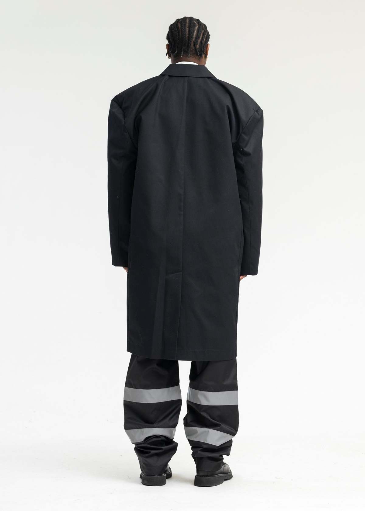 Martine Rose RIDER OVERCOAT - DARK NAVY - Image 3 of 6