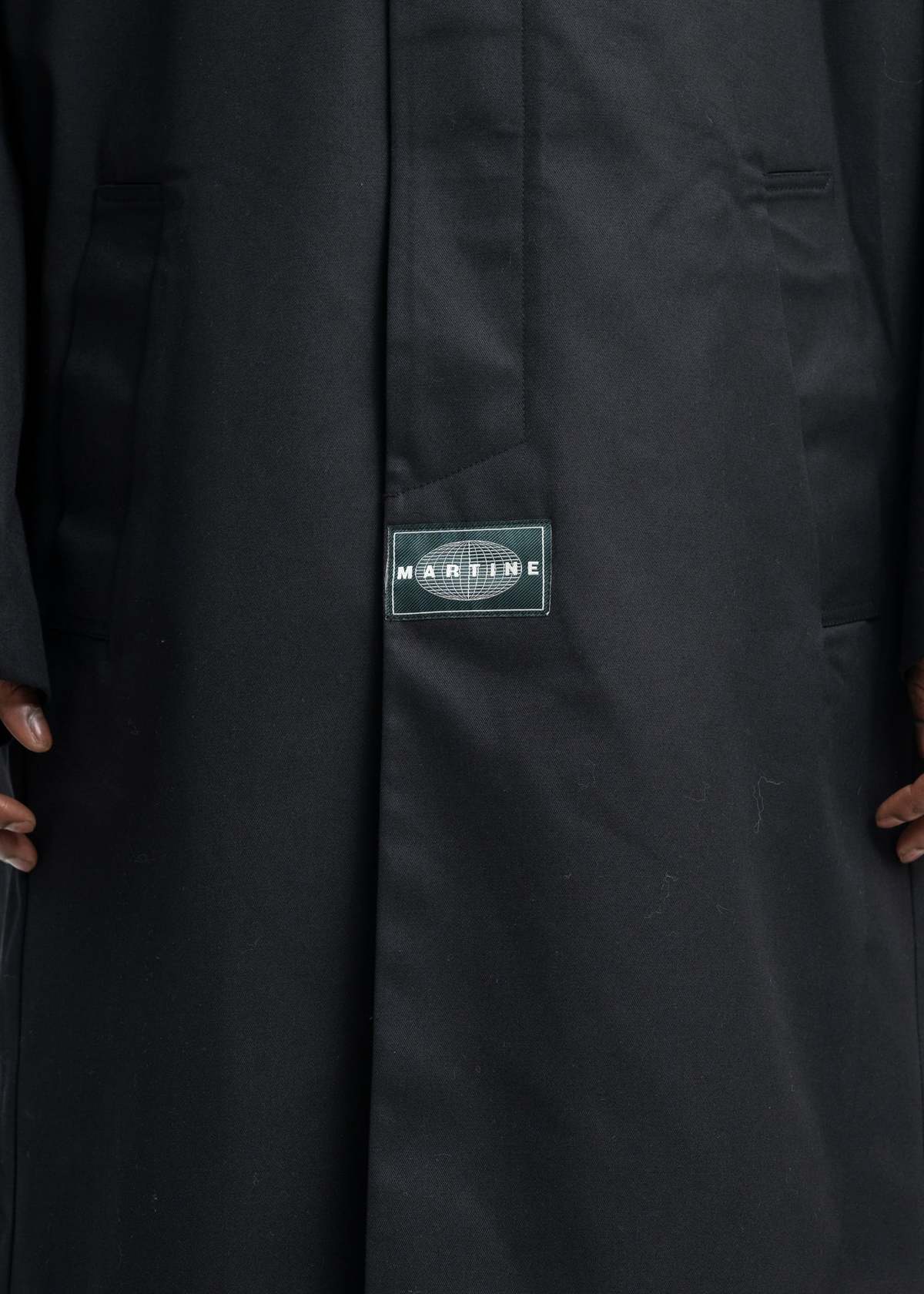 Martine Rose RIDER OVERCOAT - DARK NAVY - Image 4 of 6