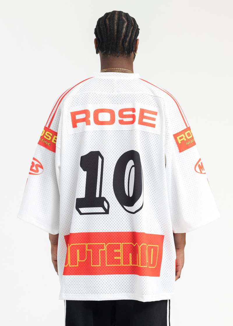 シャツ MARTINE ROSE OVERSIZED FOOTBALL TOP L OVERSIZED FOOTBALL TOP in BLACK | Martine Rose