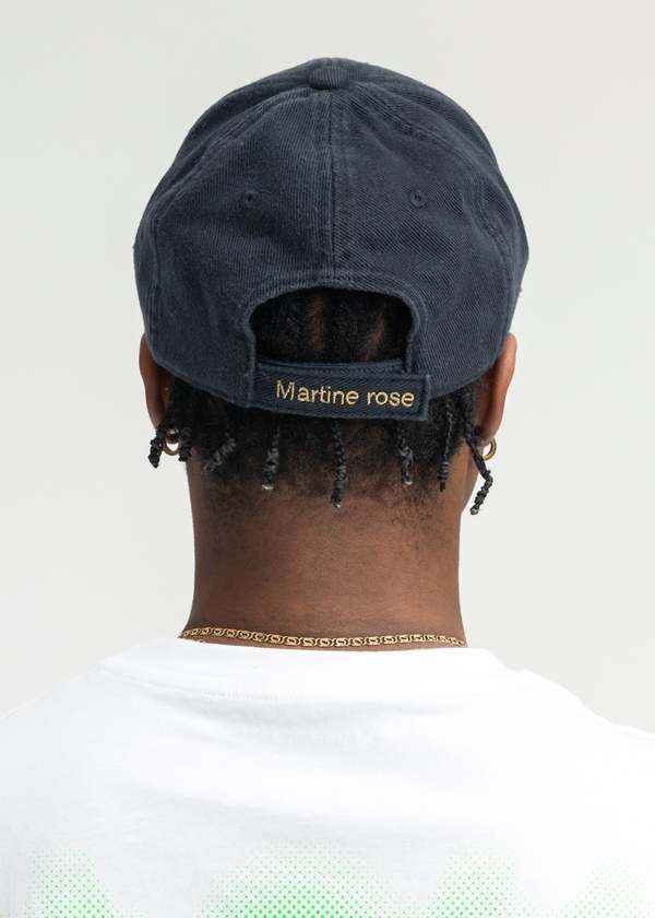 Martine Rose Cut Peak Cap - Navy | Garmentory