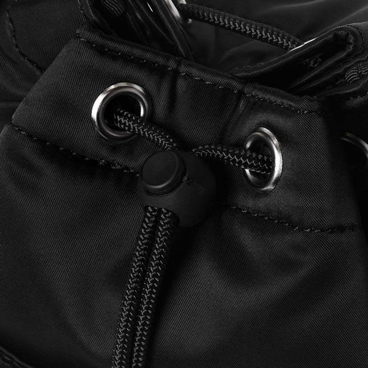 Porter Yoshida & Co Balloon Sac Small Nylon Twill Bucket Bag - Silver Gray - Image 6 of 23