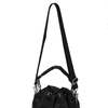 Porter Yoshida & Co Balloon Sac Small Nylon Twill Bucket Bag - Silver Gray - Thumbnail 11