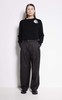 Salasai East Element Tailored Pant - Black/Brick Pinstripe - Thumbnail 1