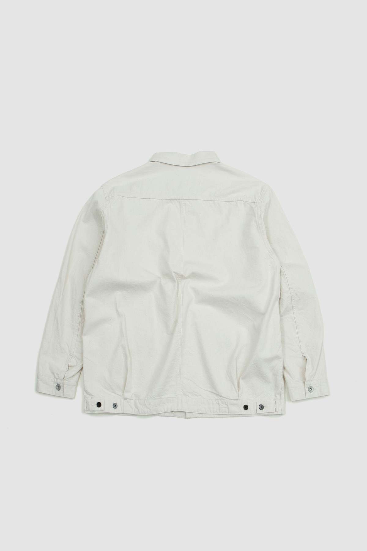 Still By Hand 10oz Denim Jacket - Ivory | Garmentory