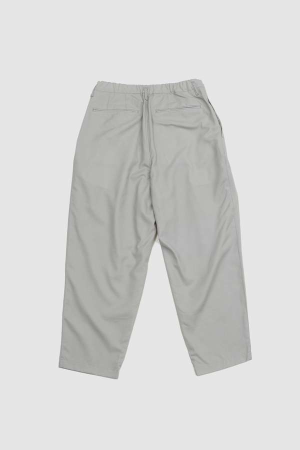 Still By Hand Summer Wool Wide Pants - Taupe | Garmentory