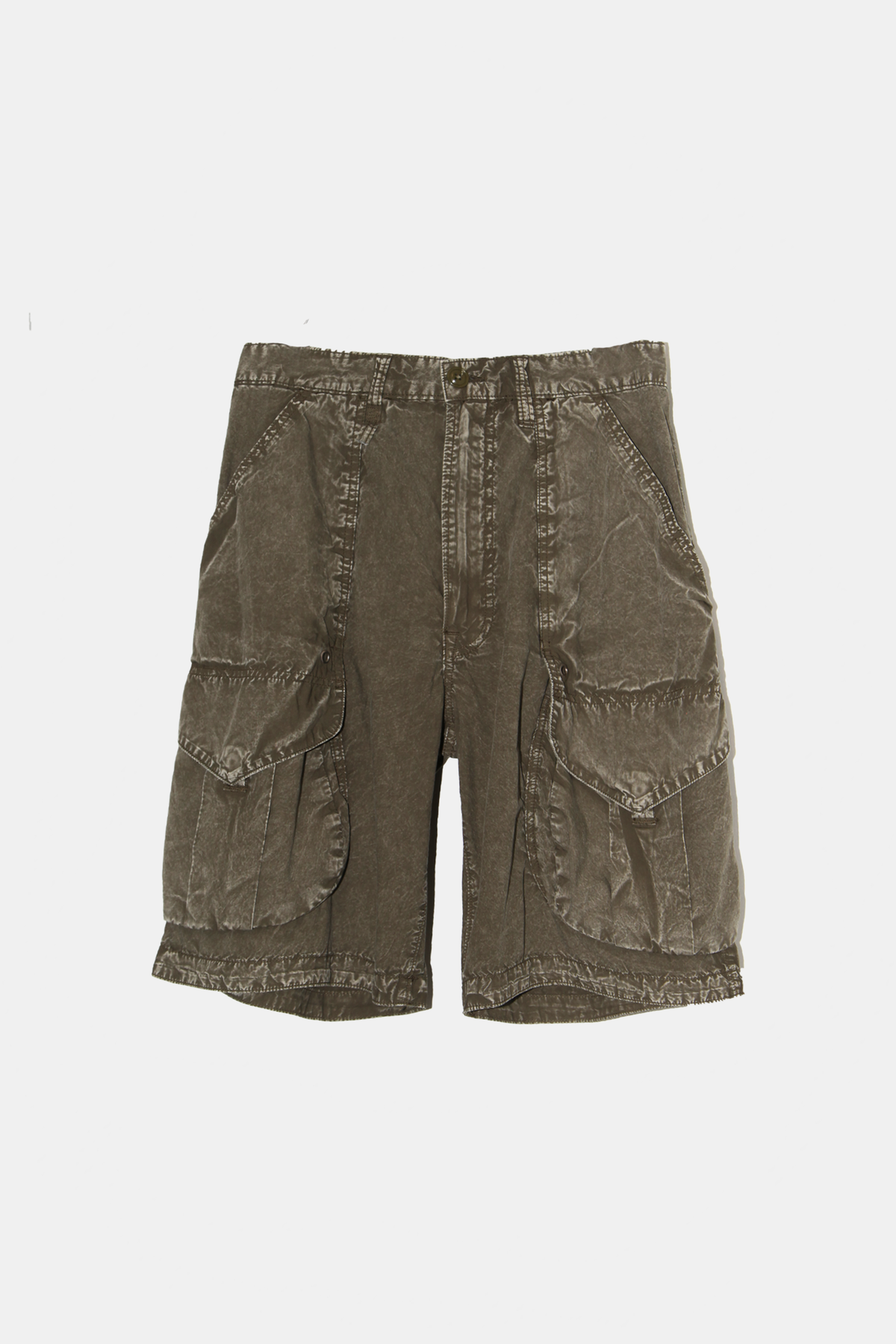 9838 Olive Pocket Detailed Short