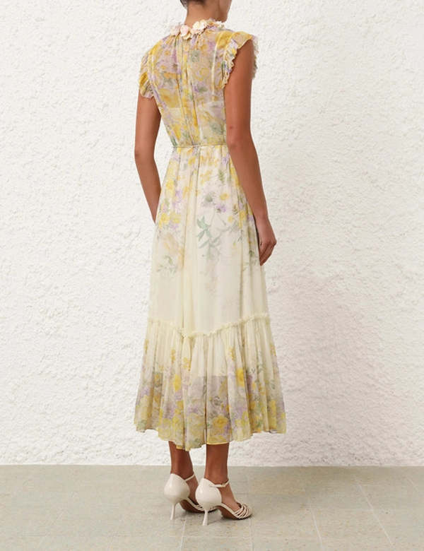 zimmermann golden flutter dress Harmony 9.6.24 drop