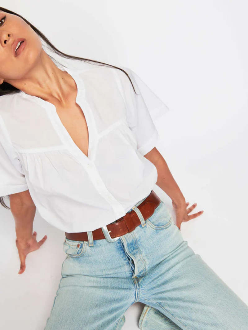 Nation Ltd Filippa Blouse - White Nation Ltd Filippa Blouse - White