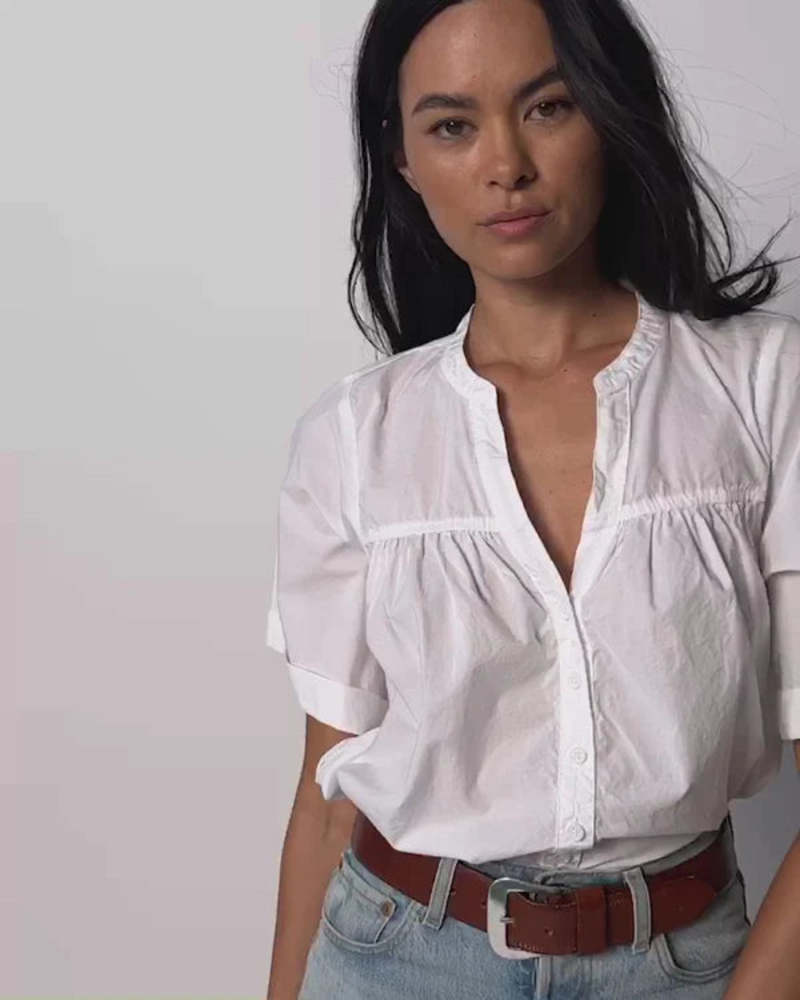 Nation Ltd Filippa Blouse - White Nation Ltd Filippa Blouse - White