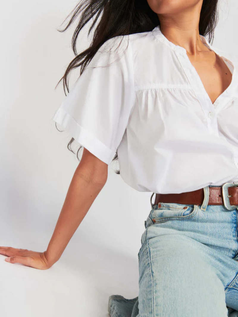 Nation Ltd Filippa Blouse - White Nation Ltd Filippa Blouse - White
