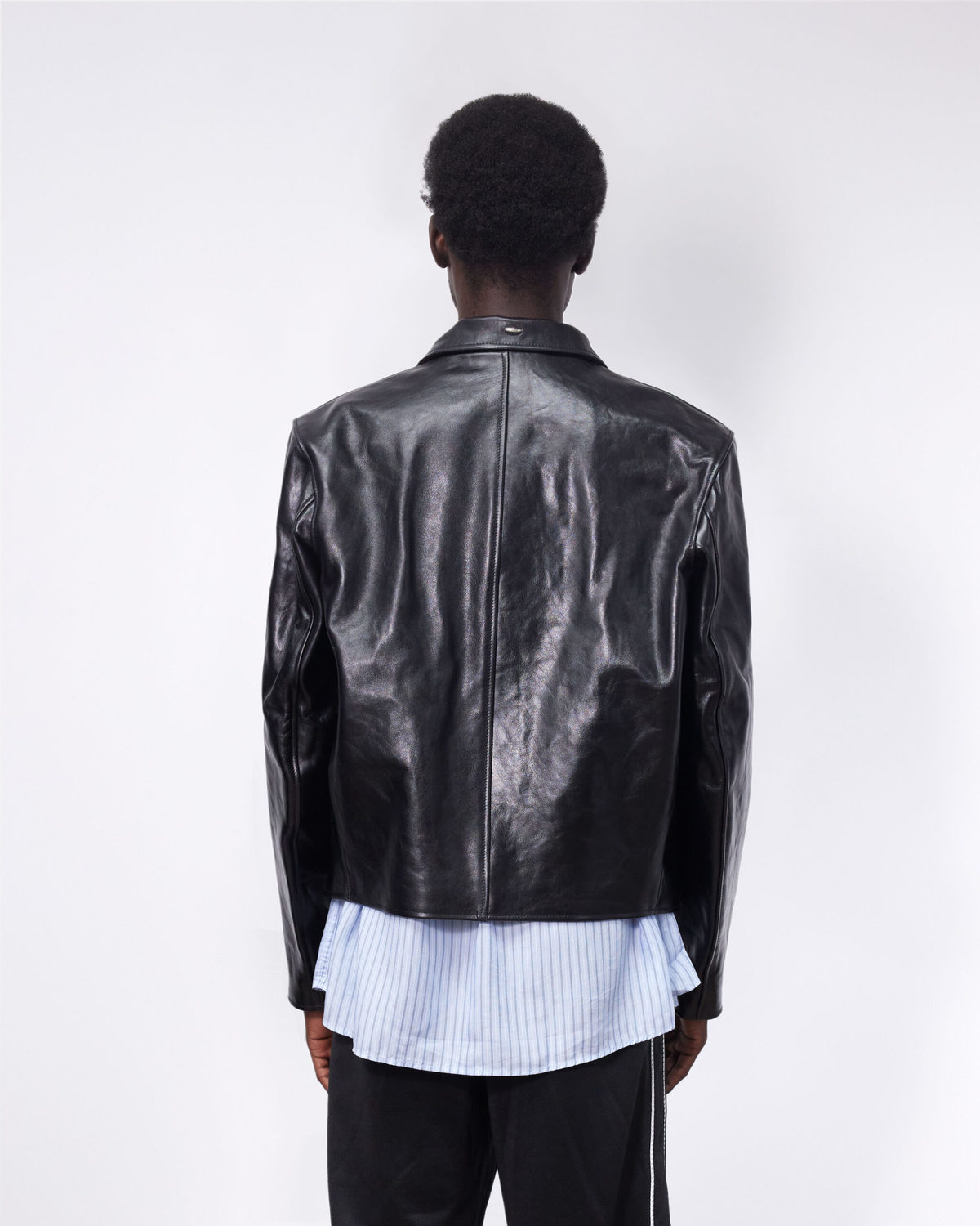 Top Mini Jacket Our Legacy Mini Jacket - Black Leather | Garmentory