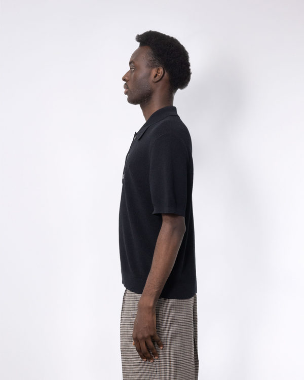Our Legacy Traditional Polo - Black | Garmentory