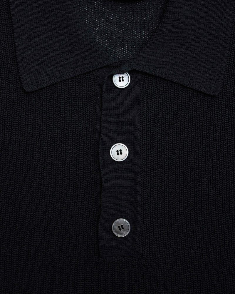 Our Legacy Traditional Polo - Black | Garmentory