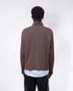 Our Legacy Shrunken Fullzip Polo jacket - Brown - Thumbnail 3