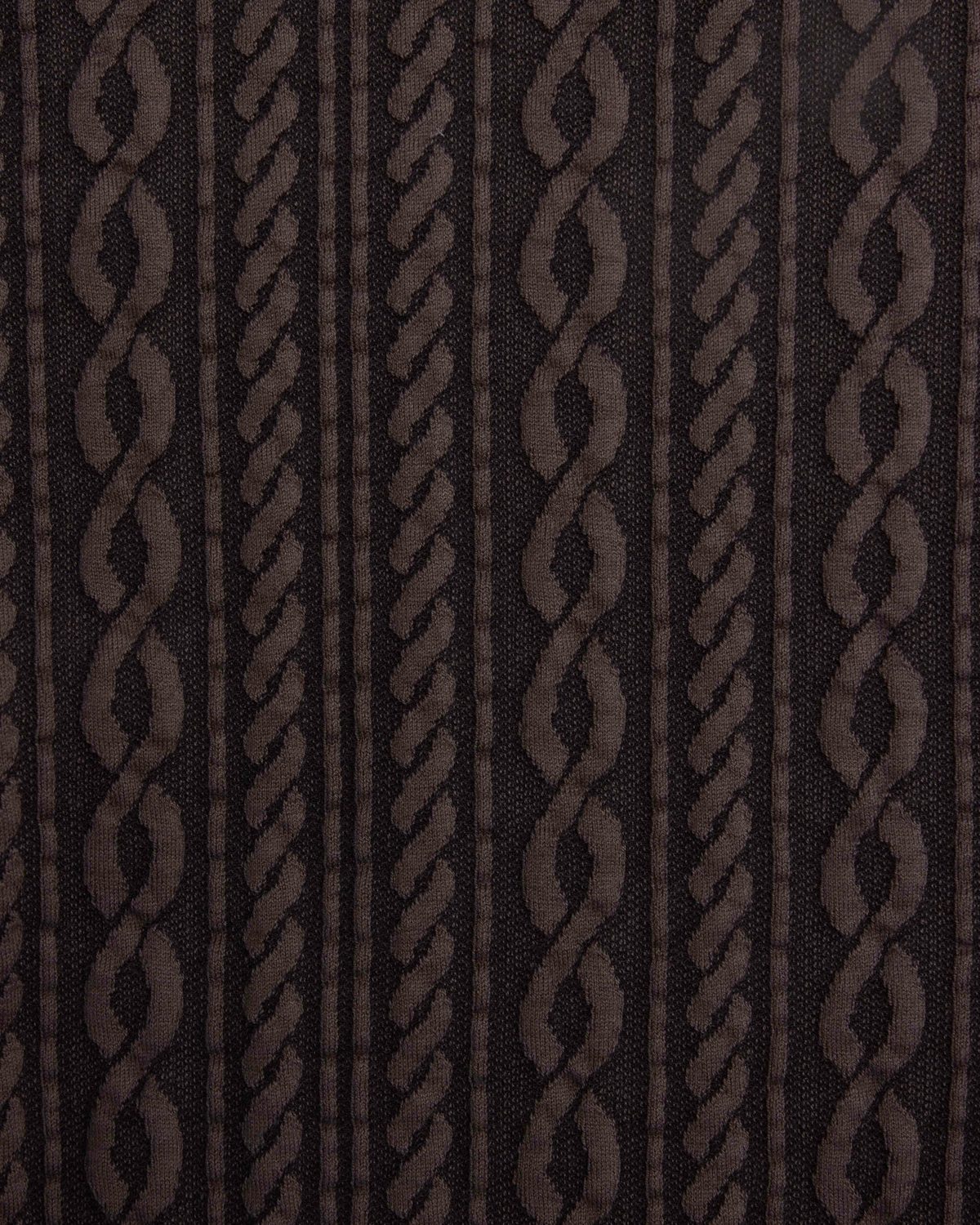 Our Legacy Shrunken Fullzip Polo jacket - Brown - Image 4 of 4