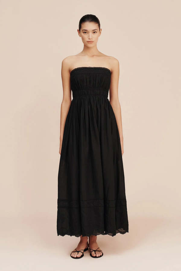 Posse Mylah Strapless Dress - Black on Garmentory