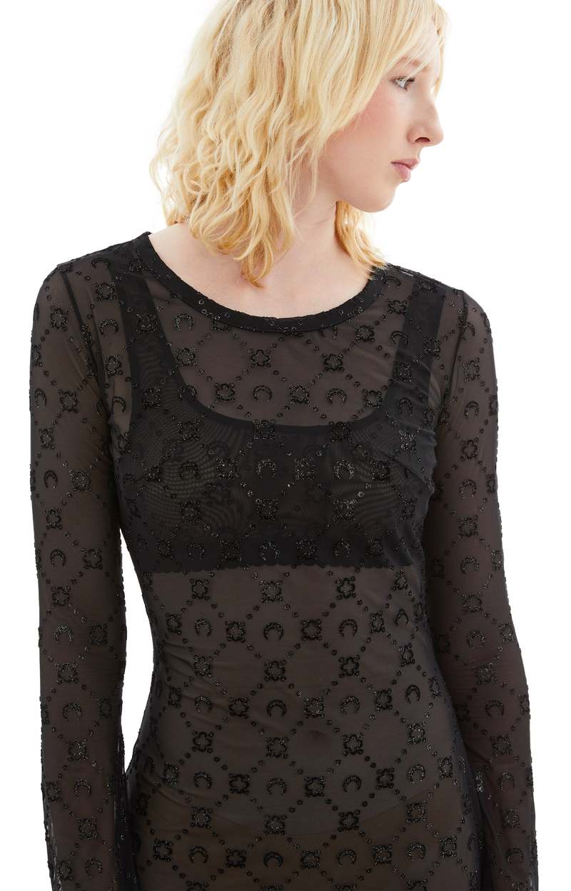 slim fit dress slacks Glam Code Glitter Mini Dress main image 1