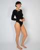 Skin Worldwide NAN ASYM HENLY Bodysuit - Black - Thumbnail 3