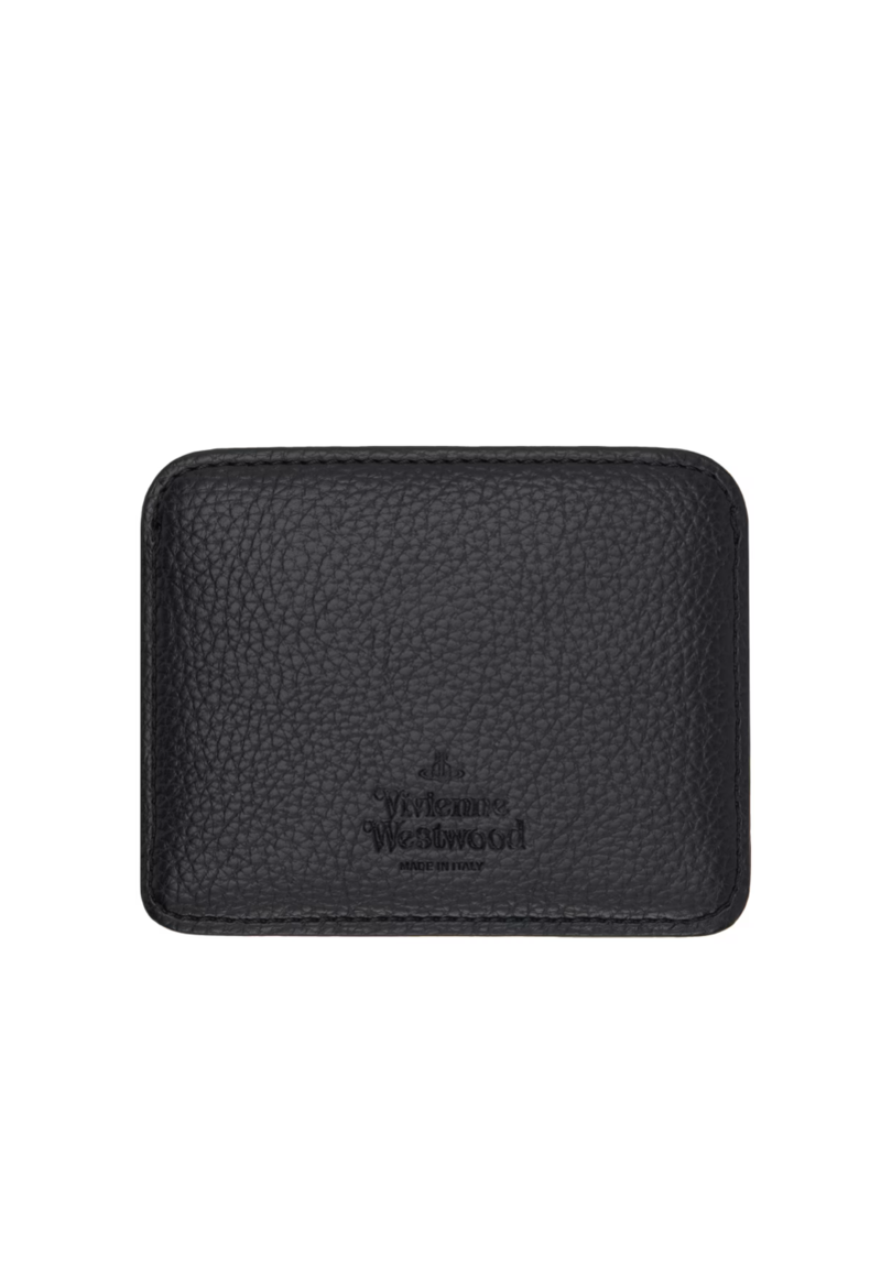 【VIVIENNE WESTWOOD】RE-VEGAN GRAIN HALF MOON CARD HOLDER Vivienne Westwood Green Re-Vegan Half Moon Card Holder