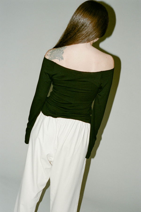 Maryam Nassir Zadeh Whisper Tee - Black